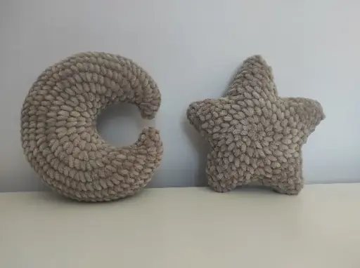 Set de coussin dècoratifs            Lune + Etoile